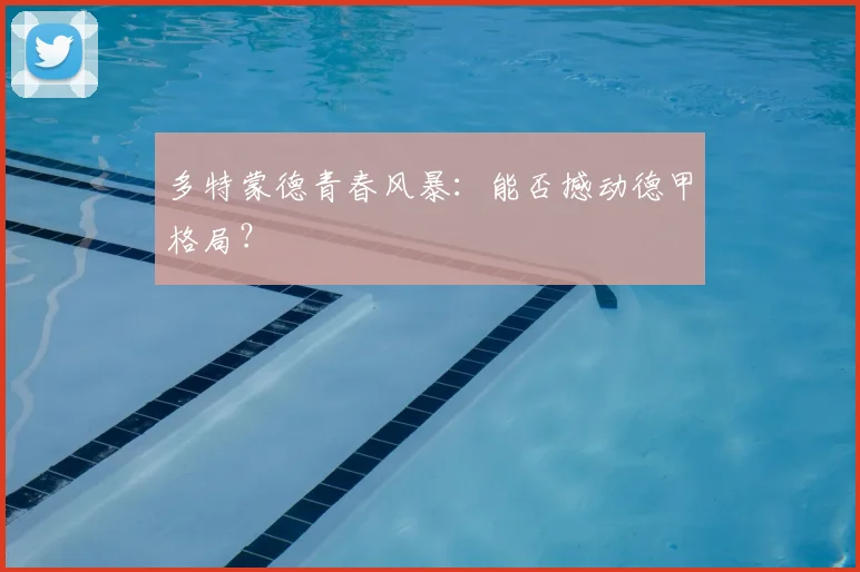 多特蒙德青春风暴:能否撼动德甲格局?