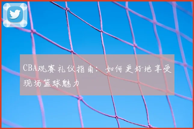 CBA观赛礼仪指南：如何更好地享受现场篮球魅力